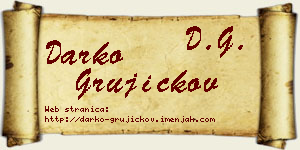 Darko Grujičkov vizit kartica
